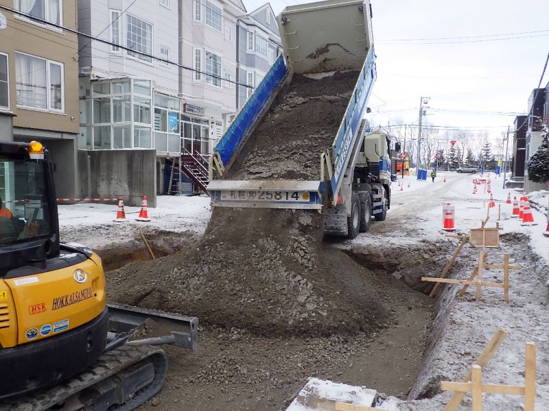 市道大曲ニュータウン１号線道路改良工事（平成３０年度）